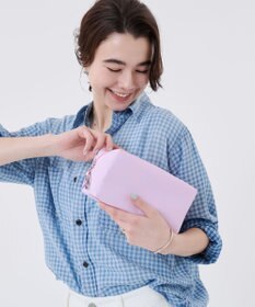 LeSportsac LARGE ZIP POUCH/スノーピンク