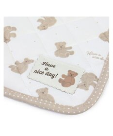 PET PARADISE ペットパラダイス   クール マット《くまちゃん 水玉》48×40㎝