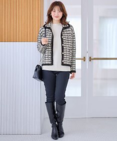 ANY SIS 【洗える】スフレボトルネック ニット