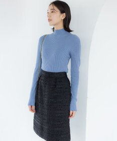 組曲 ホールガーメント ハイネックニット