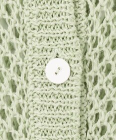 BEIGE， CACTUS / メッシュカーディガン