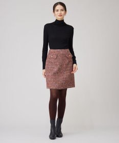 自由区 L 【洗える】ベアテレコボトルネック カットソー