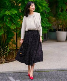 ANY SIS プリーツ切替 スカート