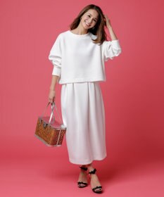 UNFILO BEAUTY FORM JERSEY クロップド トップス