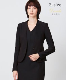 BEIGE， 【S-size】LUIZA / ノーカラージャケット