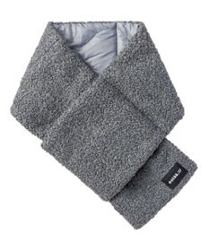 MOONBAT estaa ダウンマフラー 無地ボア／手洗い可／ポケッタブル