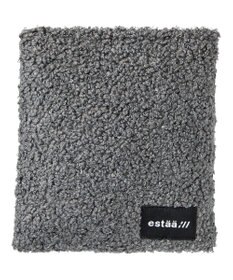 MOONBAT estaa ダウンマフラー 無地ボア／手洗い可／ポケッタブル