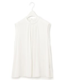 ICB 【WEB限定カラーあり】 Back Satin Amunzen ノースリーブブラウス