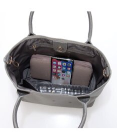 UNBILLION ペルケ perche / 牛革ドット刺繍2wayトートS