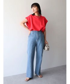 Green Parks ・ＥＬＥＮＣＡＲＥ　ＤＵＥ　バックスリットデニムパンツ