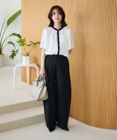 Green Parks ・ＥＬＥＮＣＡＲＥ　ＤＵＥ　バイカラーブラウス