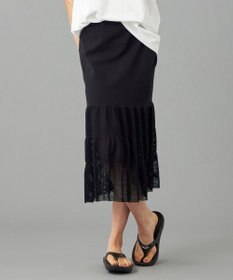 Chacott 【ノーソーイングニット】ティアードニットスカート