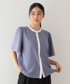 Green Parks ・ＥＬＥＮＣＡＲＥ　ＤＵＥ　バイカラーブラウス