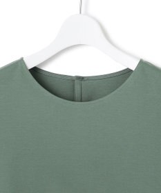 23区 S 【洗える】シルエットスムースコンビ バックフレア カットソー