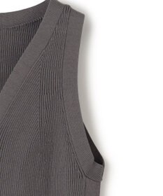 uncrave リブニット 2WAYタンクトップ