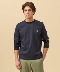 J.PRESS MEN オーバルワンポイント　ロングスリーブ Ｔシャツ
