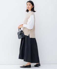 23区 S 【洗える】CANCLINI ボリュームスリーブ シャツ