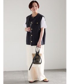 Te chichi ノーカラーワークベスト