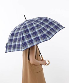 AURORA 【MACKINTOSH LONDON（マッキントッシュ ロンドン）】先染めチェック雨傘（長傘）