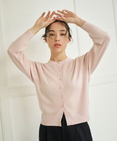 #Newans 【カシミヤ混】コンパクトニットカーディガン