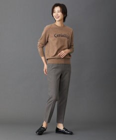 J.PRESS LADIES 【洗える】CASHMERE BLEND ロゴ ニット