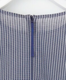 自由区 ウーブンライクジャージーランタンスリーブ トップス