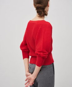 uncrave シアーストライプニット ドルマンカーディガン