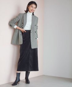 23区 S 【洗える】スムージーコットン シアーリブ ニット