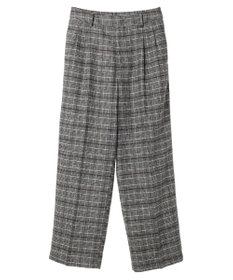 AMERICAN HOLIC ツイードタックワイドパンツ