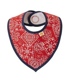 MIKI HOUSE HOT BISCUITS バンダナ風柄スタイ