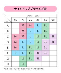 tsumori chisato SLEEP ツモリチサト ノンワイヤーブラ ナイトアップブラ 3Lまで対応 大きいサイズ ナイトブラ UBX533 /ワコール