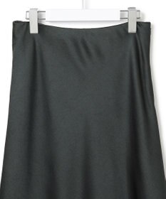 23区 【洗える】ヴィンテージサテン Iライン スカート