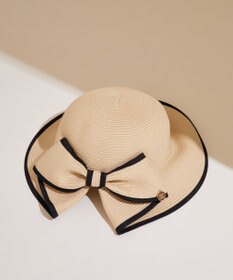 Maison de FLEUR リボンスリットパイピングハット
