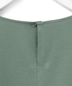 23区 S 【洗える】シルエットスムースコンビ バックフレア カットソー