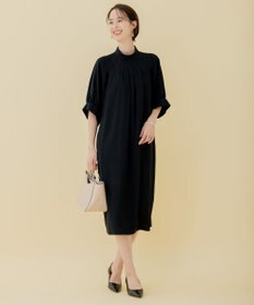 自由区 【WEB限定】ラグランタック ドレス