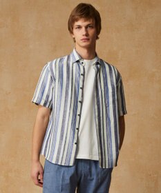 JOSEPH ABBOUD 【和紙ニット/日本素材・縫製/ 軽量/通気性/速乾性】和紙フライス Tシャツ