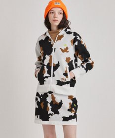 PW CIRCULUS 【WOMEN】ピント柄 ニットスカート