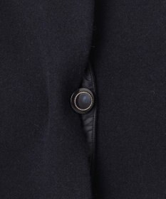 ANY SIS L ウールライクノーカラー ロングコート