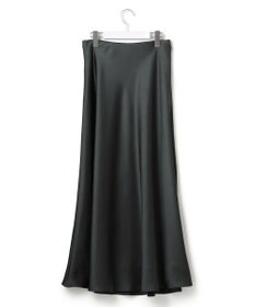 23区 【洗える】ヴィンテージサテン Iライン スカート