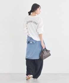 earth music&ecology 総レースカーゴパンツ