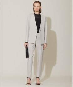 ICB 【洗える】コットンコンプレッシャー ストレートパンツ