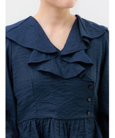 Te chichi ラッフルフリルペプラムブラウス