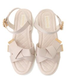 Maison de FLEUR リボンビジュースニーカーサンダル