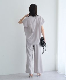 YECCA VECCA 【マシンウォッシャブル】サラサラスキッパーブラウス