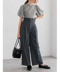 Te chichi ハイウエストフロントジップワイドパンツ《2025Autumn catalog item》