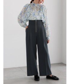 Te chichi ハイウエストフロントジップワイドパンツ《2025Autumn catalog item》