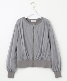 ANY SIS 【洗える】チュールレイヤードニット ブルゾン
