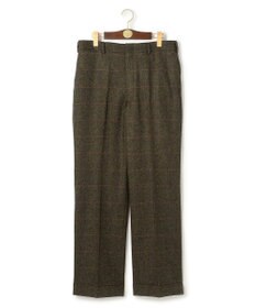 J.PRESS MEN 【J.PRESS ORIGINALS】Lambs Tweed New Piped Stem Slacks / Big Back Belt / Japan Made