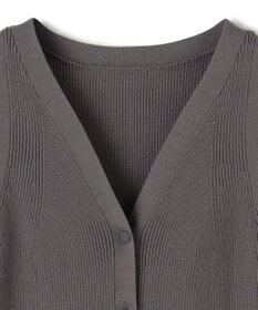 uncrave リブニット 2WAYタンクトップ