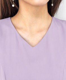 Tiaclasse L 【洗える】パフスリーブワンピース